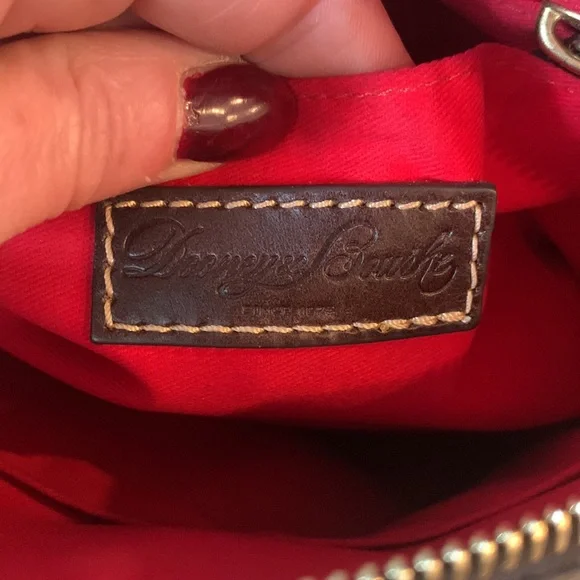 Dooney & Bourke Red Lizard-Embossed Crossbody Bag - Picture 9 of 15